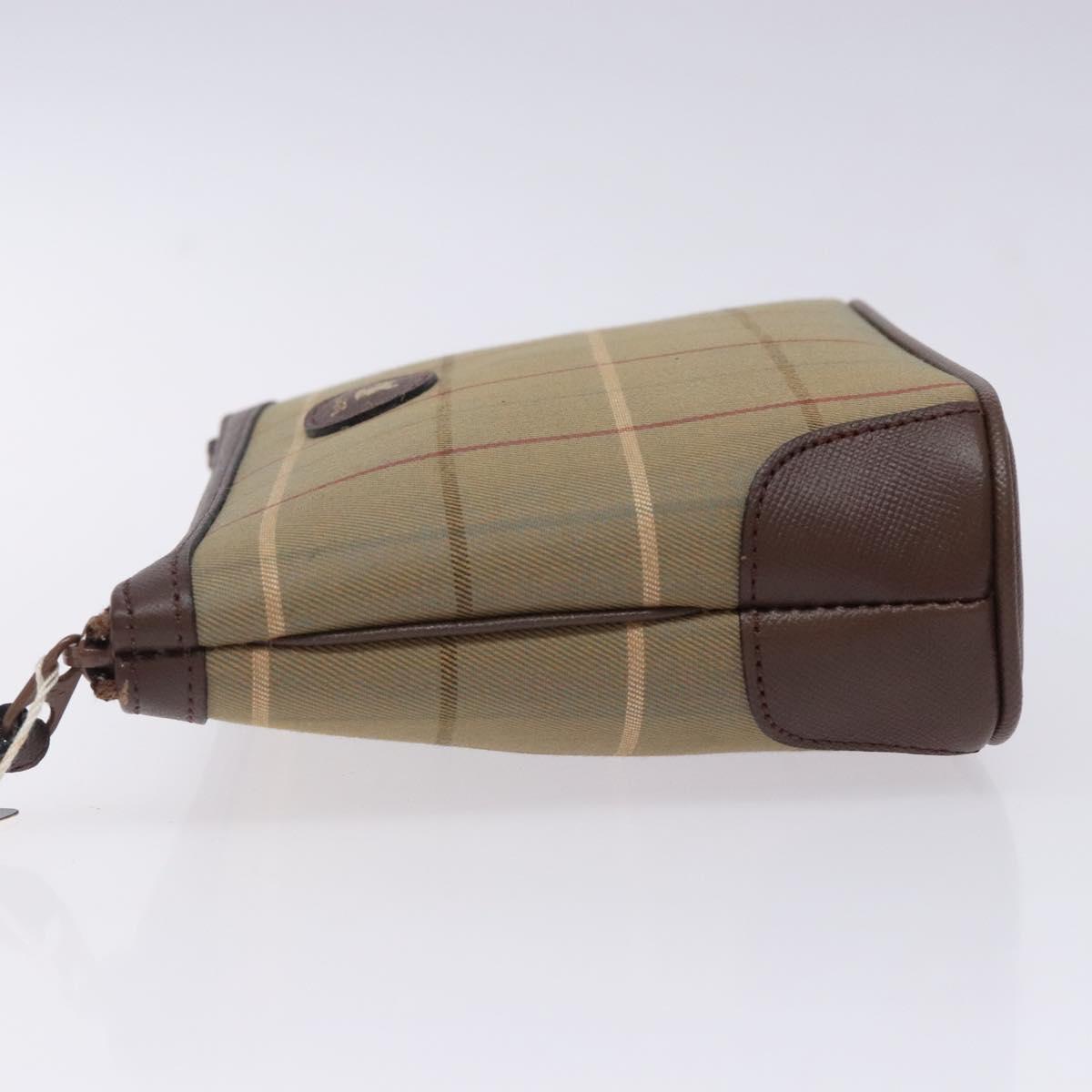 Burberry Nova Check Beige Canvas Clutch Bag ( )