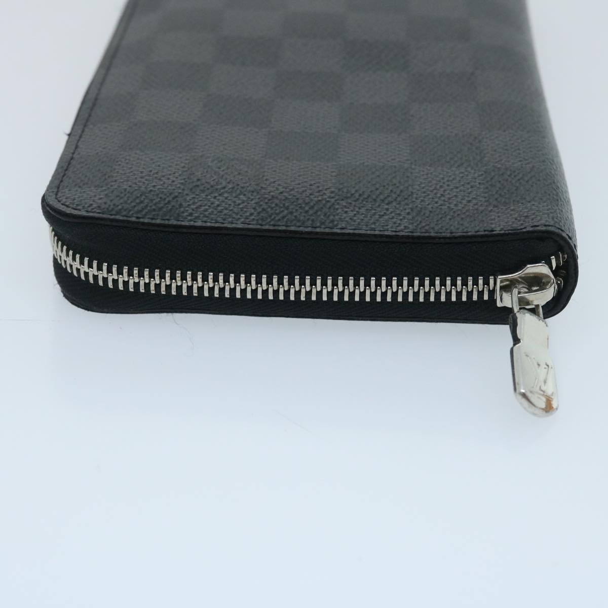 Louis Vuitton Gray Canvas Zippy organizer wallet accessories