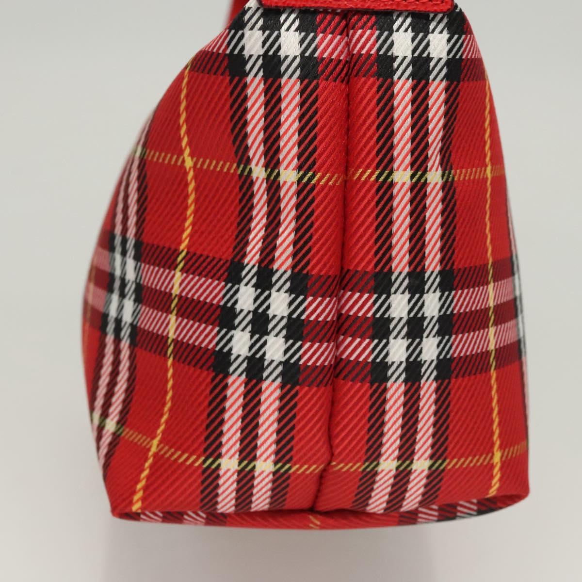 Burberry Nova Check Red Nylon Clutch Bag ( )