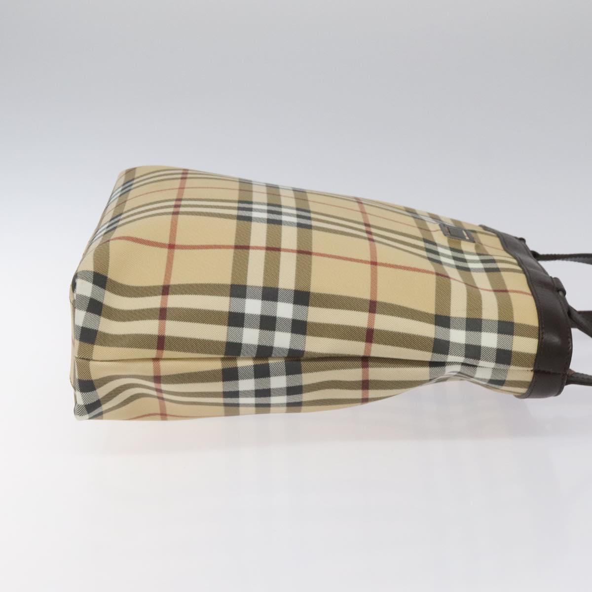 Burberry Nova Check Beige Canvas Tote Bag ( )
