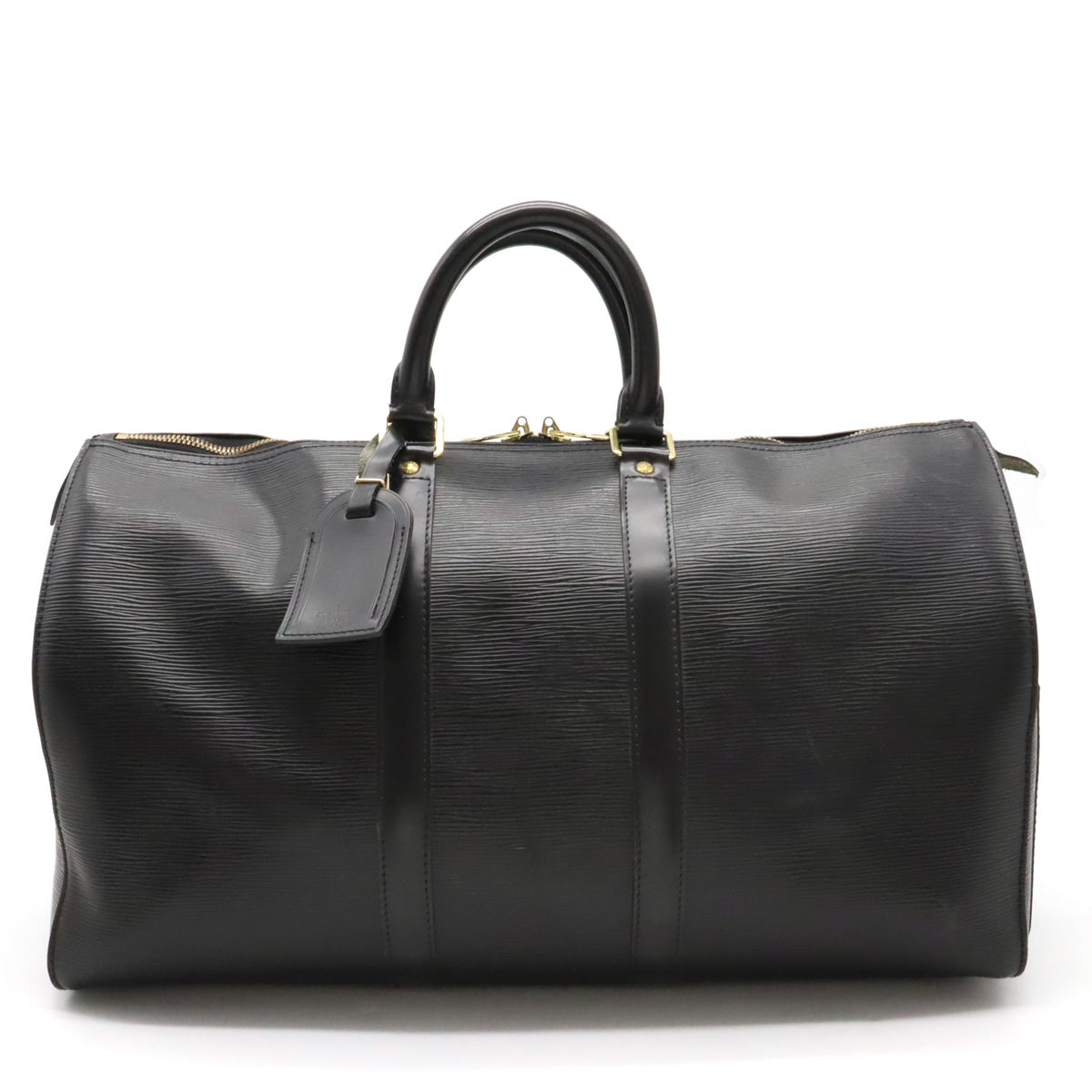 Louis Vuitton Louis Vuitton Louis Vuitton Epi Keippoor 45 Boston Bag Travel Bag Black Black Black Black M59062