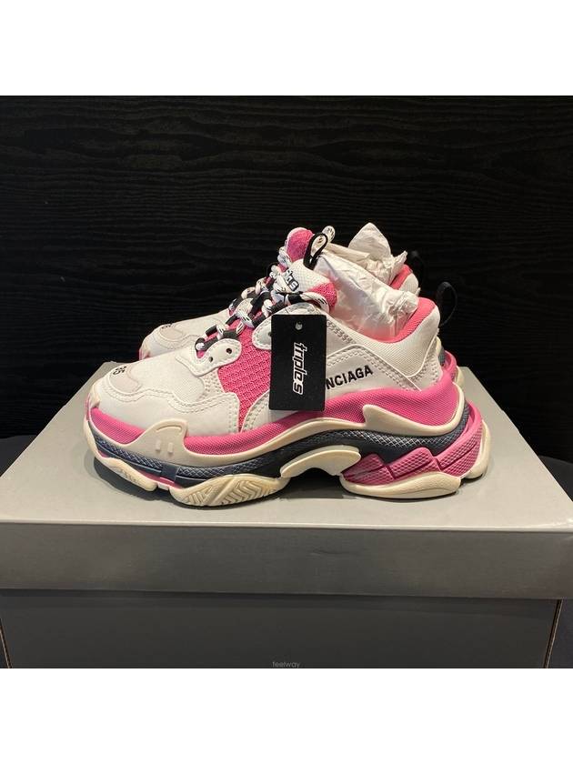 Luxury Balenciaga Trending 2026 WoMen's Triple S Low Top Sneakers Pink