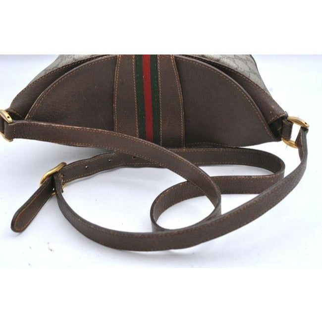 Gucci Leather Canvas Tote