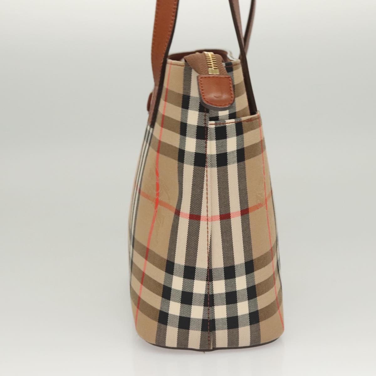 Burberry Nova Check Beige Canvas Tote Bag ( )