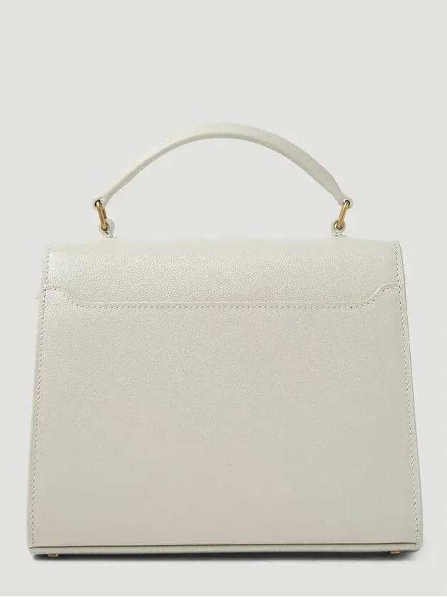 Luxury Saint Laurent Trending 2025 Casandra Monogram Mini Top Handle Cross Bag White