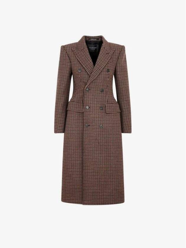 Luxury Balenciaga Trending 2026 Wool Double Coat Brown