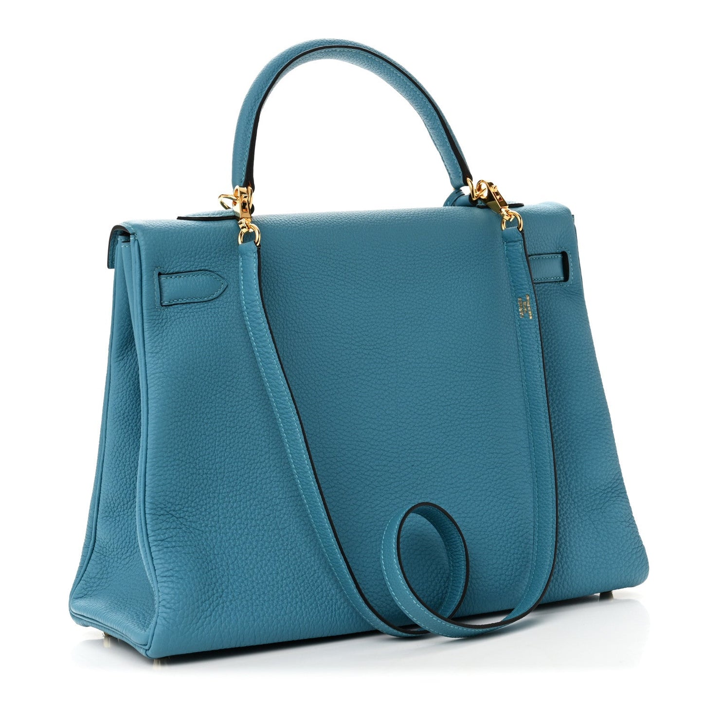 Hermes Togo Kelly Retourne 32 Turquoise