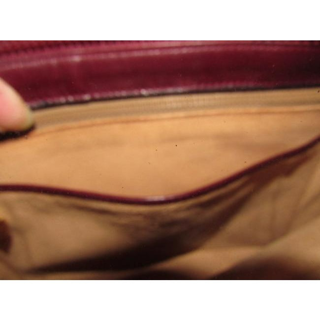 Gucci Supreme Shoulder Bucket With Gold Gg Accents On Top Burgundy Leather Hobo Bag