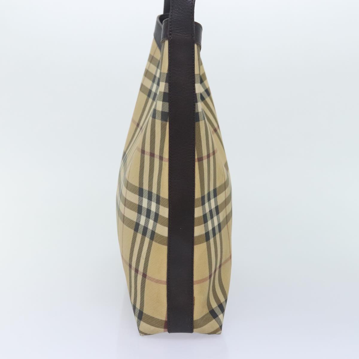 Burberry Nova Check Beige Canvas Shoulder Bag ( )