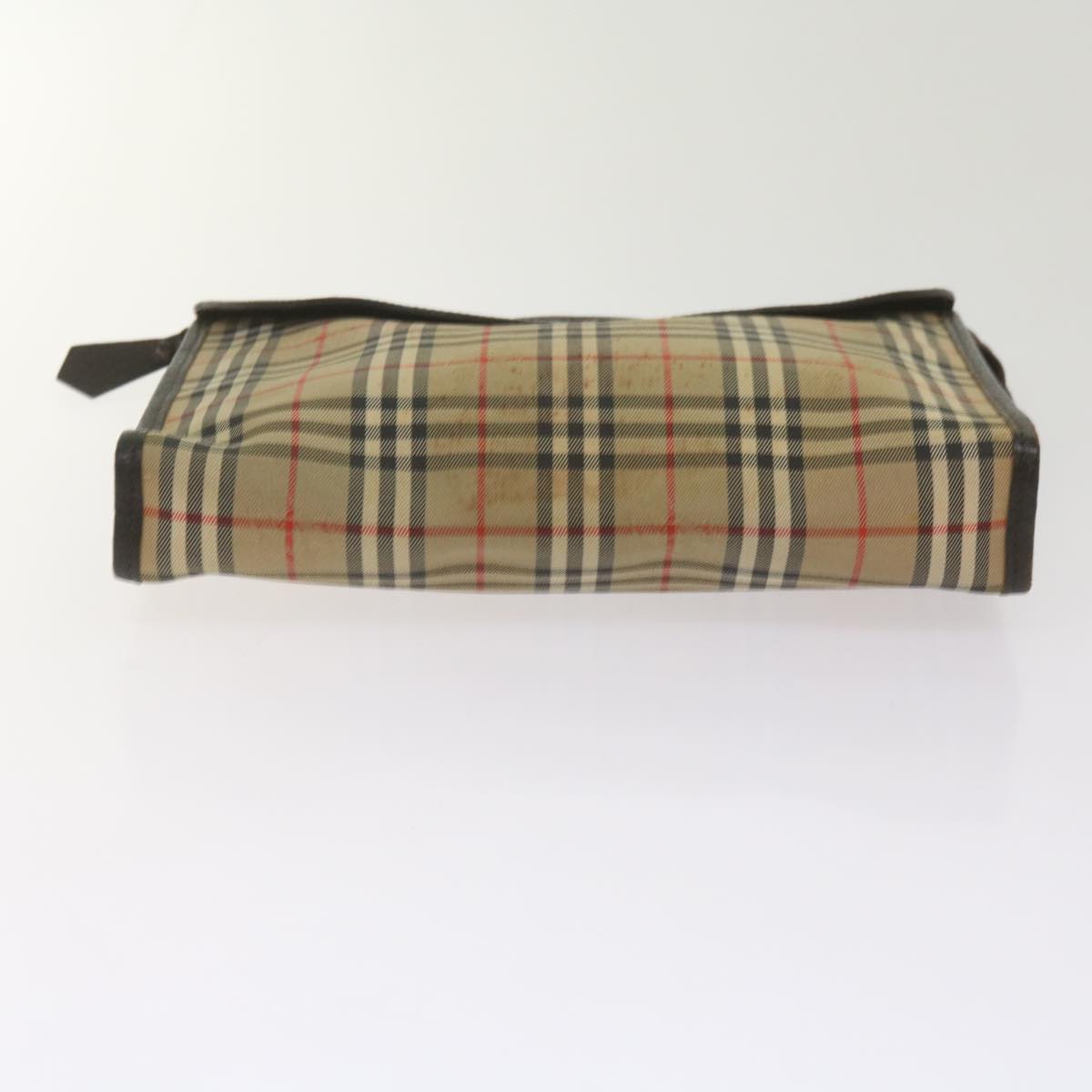 Burberry Nova Check Beige Canvas Clutch Bag ( )