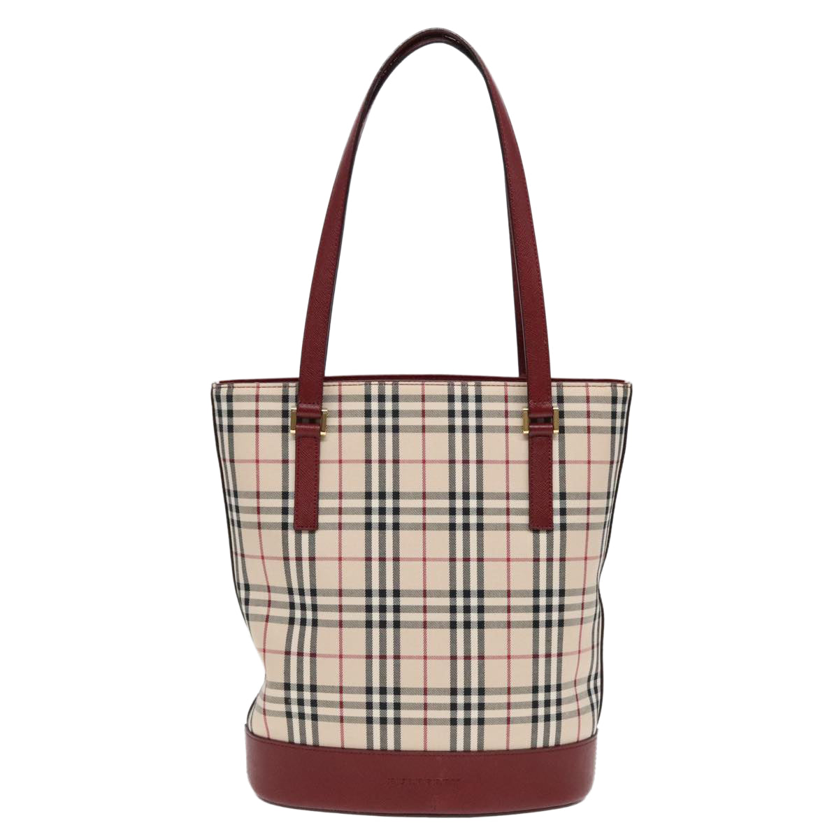Burberry Nova Check Beige Canvas Shoulder Bag ( )