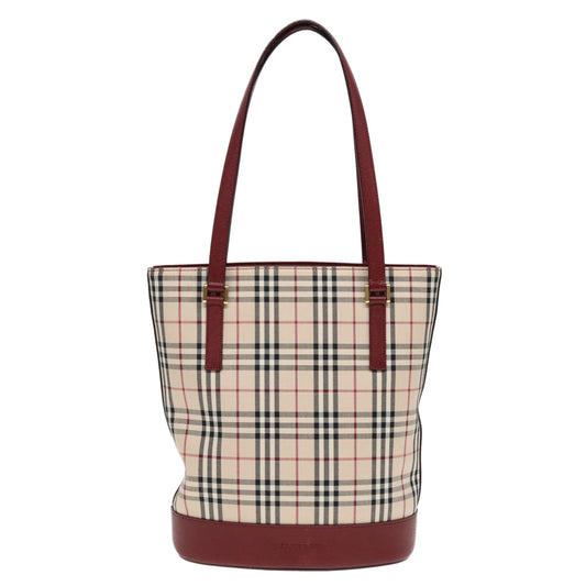 Burberry Nova Check Beige Canvas Shoulder Bag ( )