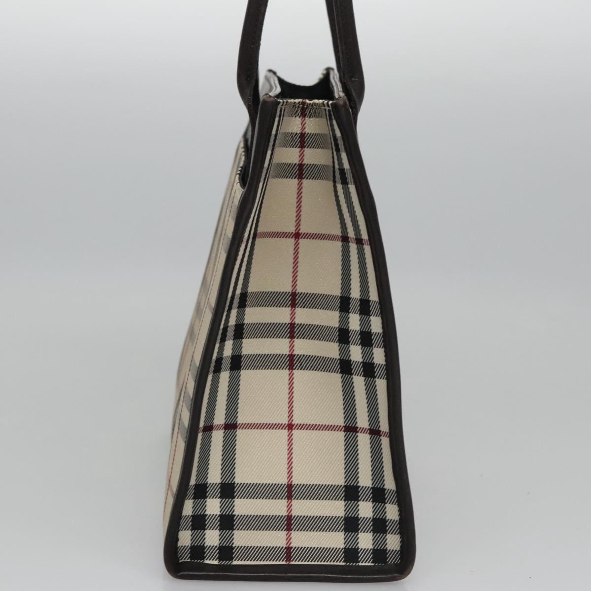 Burberry Nova Check Beige Canvas Handbag ( )