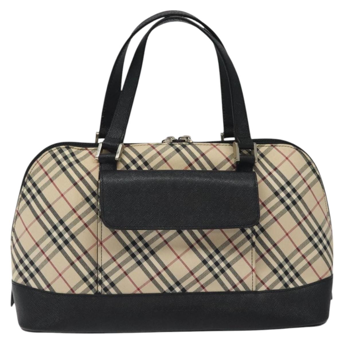 Burberry Nova Check Beige Canvas Handbag ( )