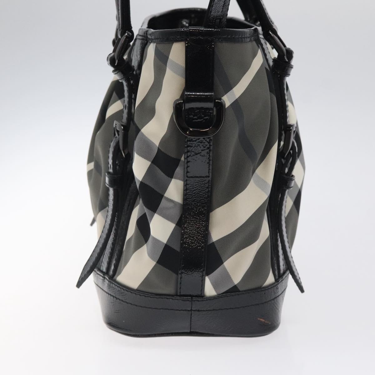 Burberry Nova Check Black Nylon Tote Bag ( )