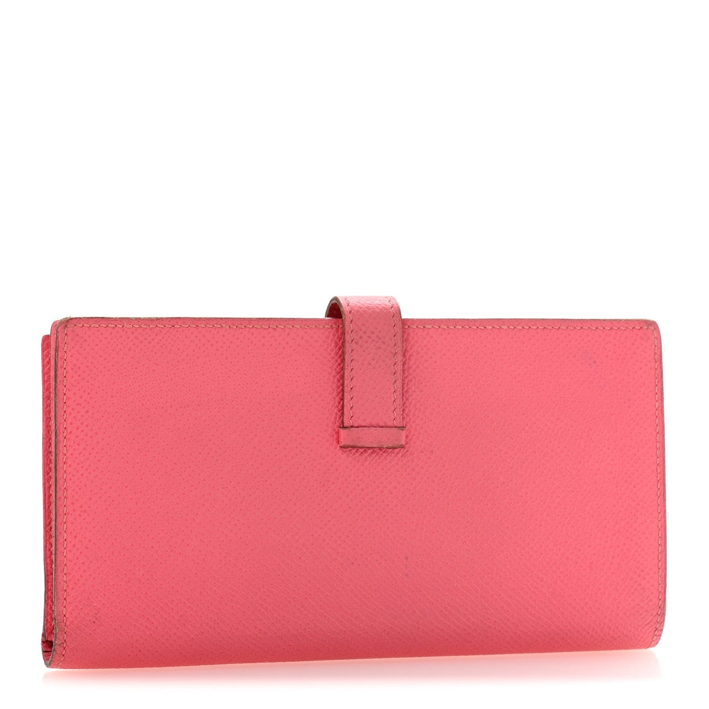 Hermes Epsom Bearn Gusset Wallet Rose Azalee