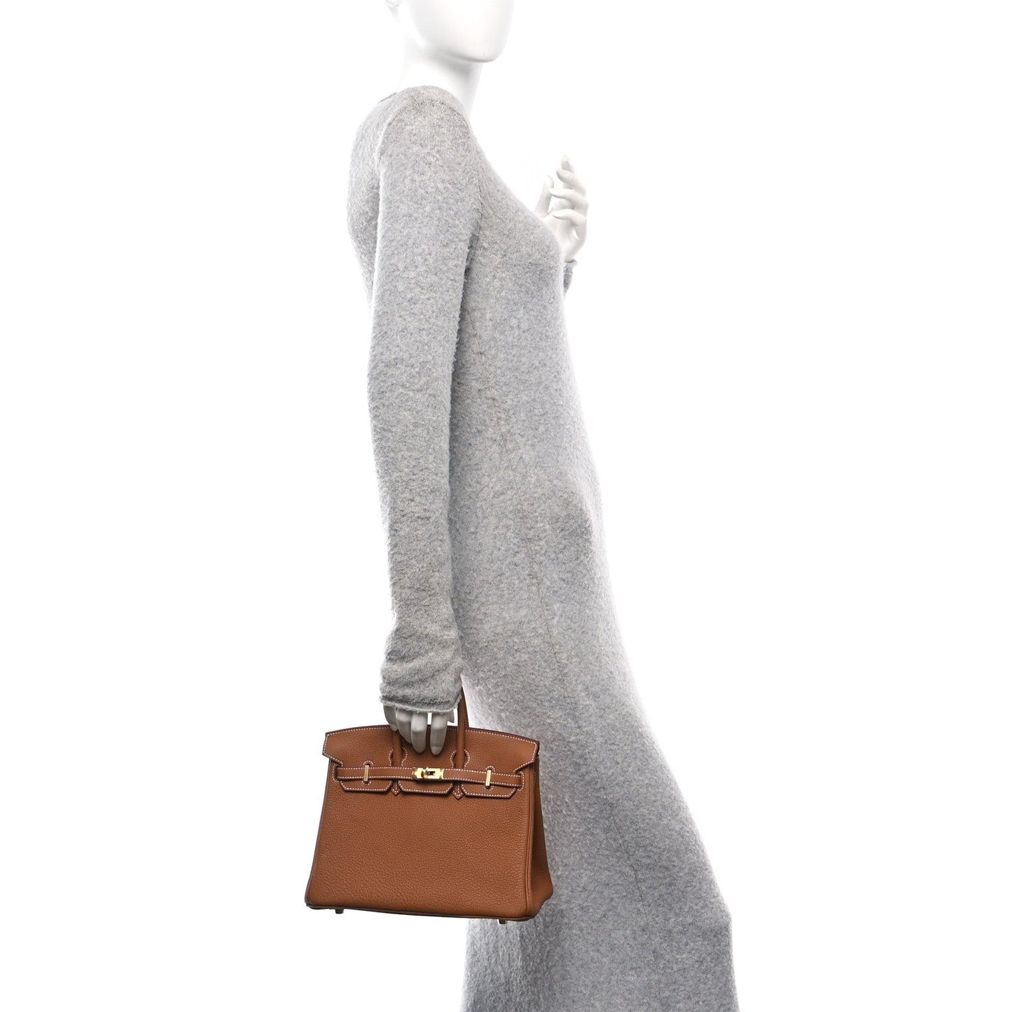 Hermes Togo Birkin 25 Gold