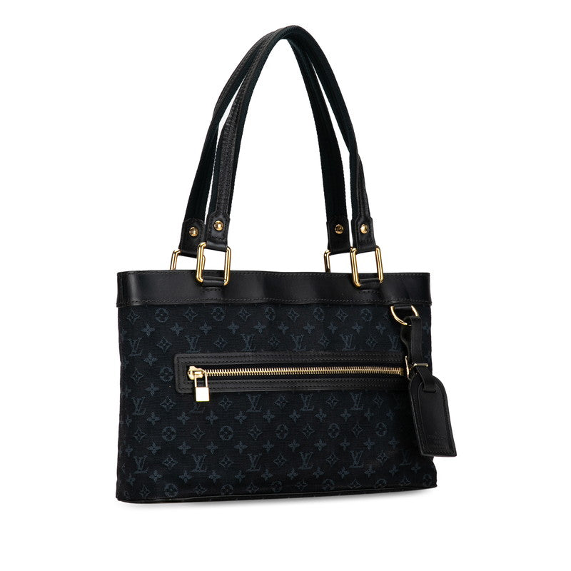 Louis Vuitton Monogram Mini Lucy UPM Handbag M92680 TST Blue Canvas Leather Louis Vuitton