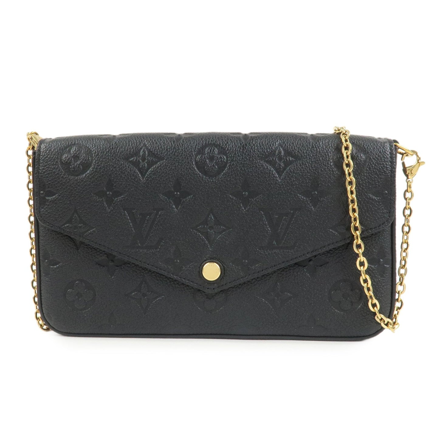 Louis Vuitton Monogram Empreinte Pochette F??licie Noir Black M82477