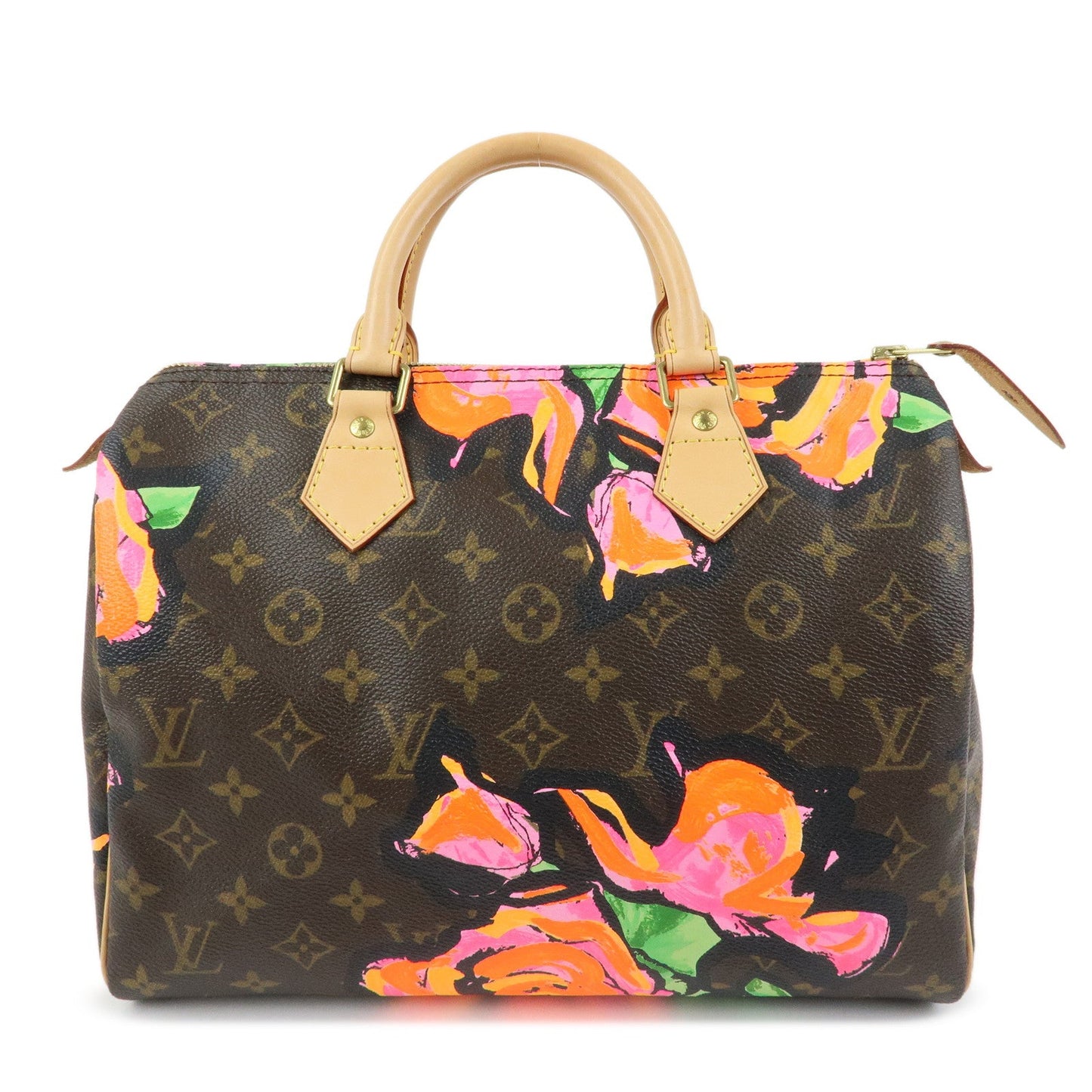 Louis Vuitton Monogram Rose Canvas Speedy 30 Boston Bag M48610