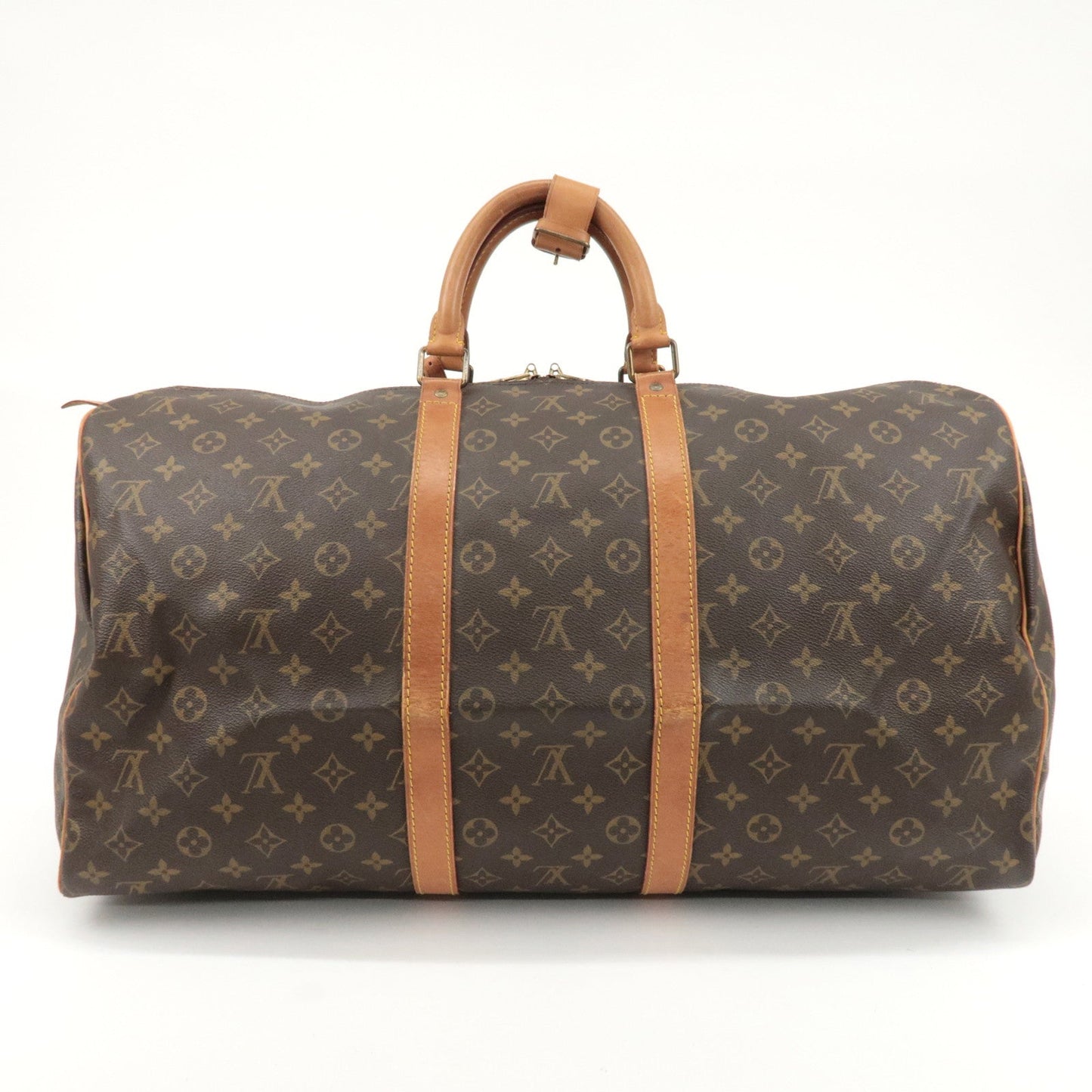 Louis Vuitton Monogram Keep All 55 Boston Bag Travel Bag M41424