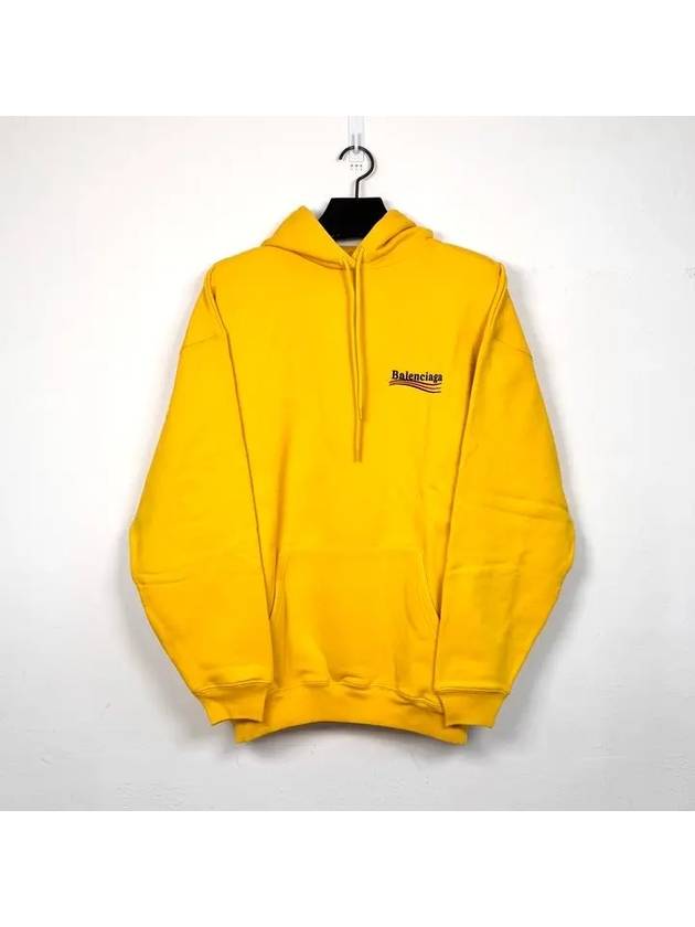 Luxury Balenciaga Trending 2026 Political Campaign Medium Fit Hoodie Yellow