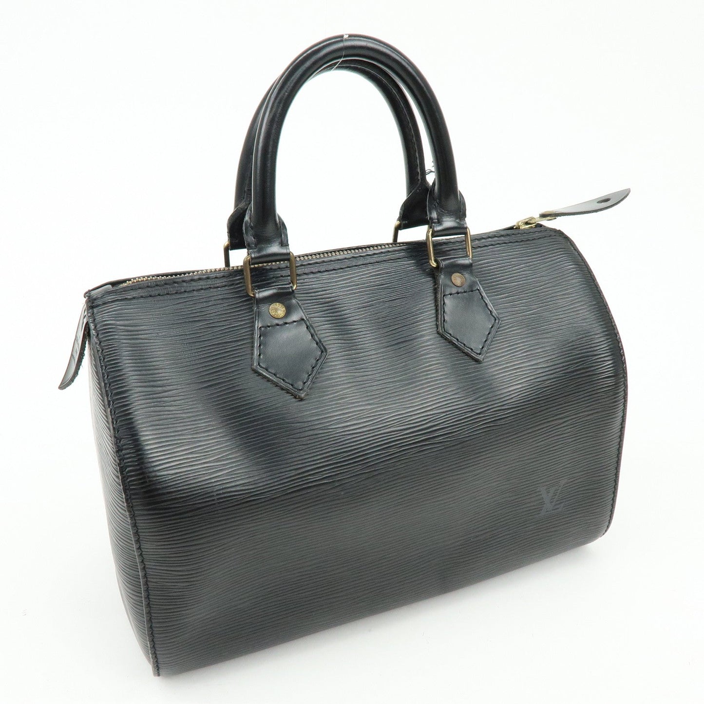 Louis Vuitton Epi Speedy 25 Boston Bag Hand Bag Noir Black M43012