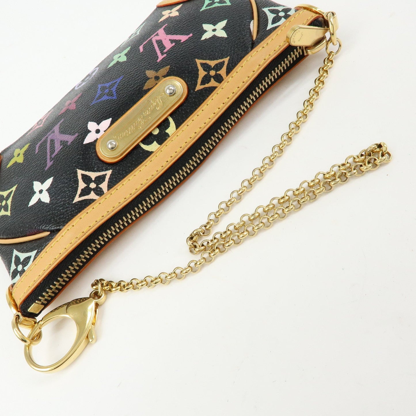 Louis Vuitton Monogram Multi Color Pochette Milla MM Noir M60097