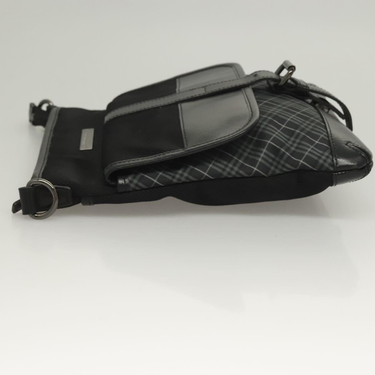 Burberry Nova Check Black Nylon Shoulder Bag ( )