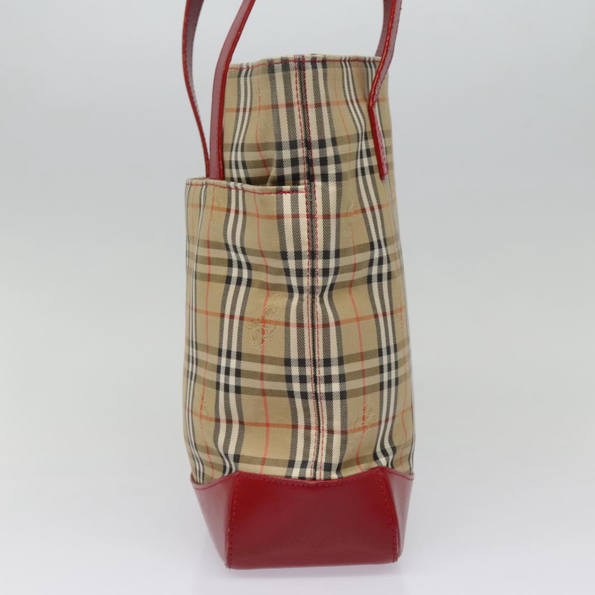 Burberry Nova Check Beige Canvas Tote Bag ( )