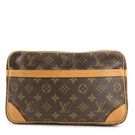 Louis Vuitton Monogram Compiegne 28 Pouch Clutch Bag Brown M51845