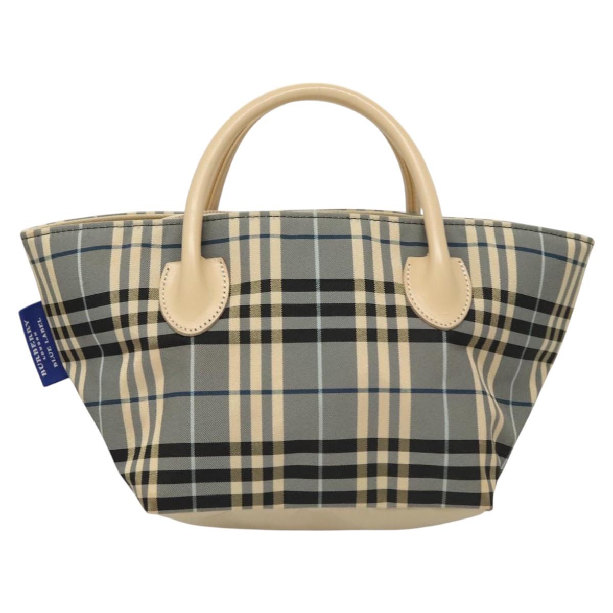 Burberry Blue Label Blue Nylon Handbag ( )