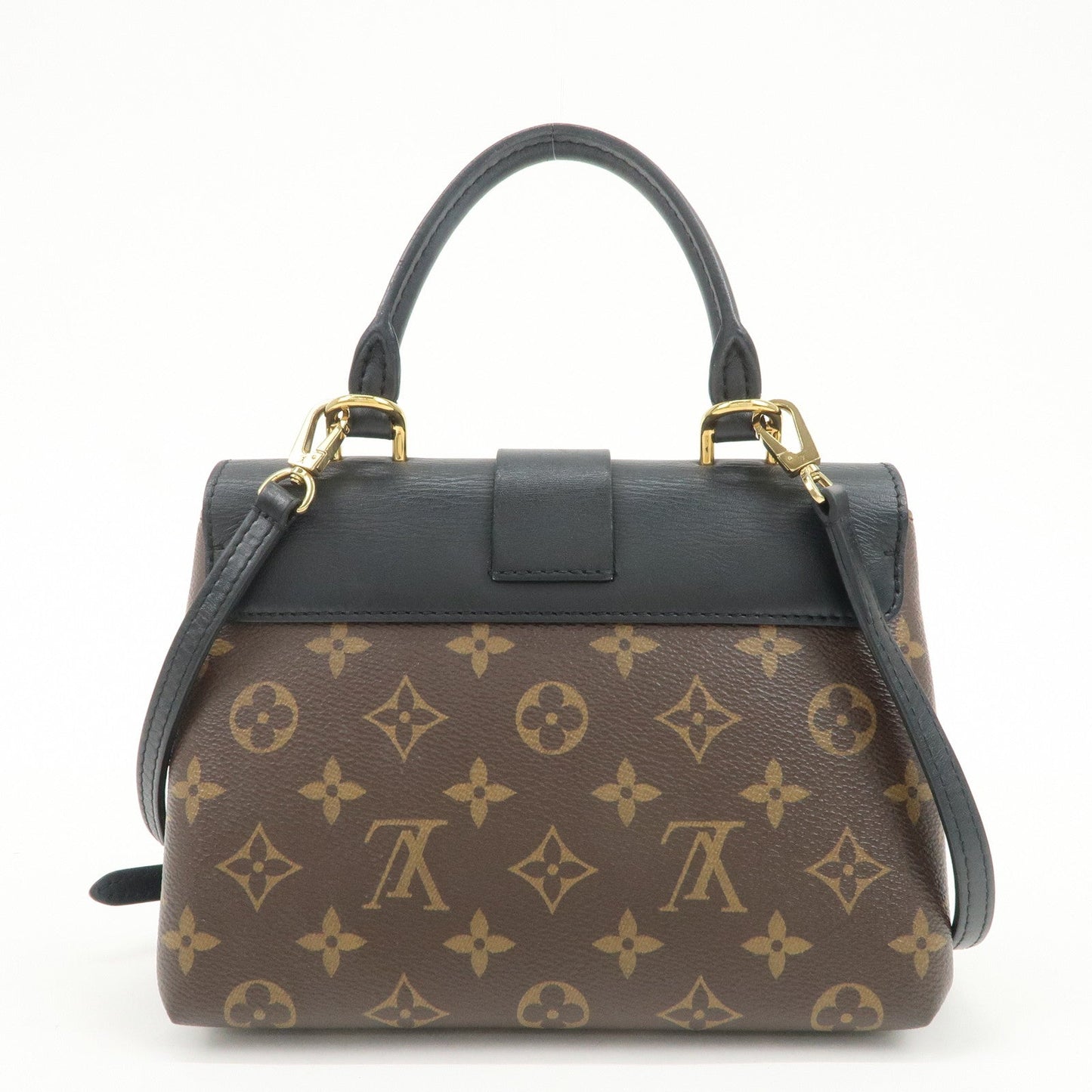Louis Vuitton Monogram Rocky BB 2Way Shoulder Bag Brown Noir M44141