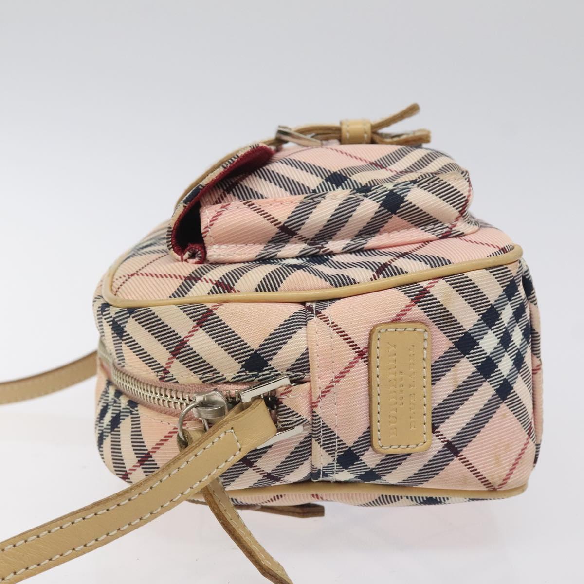 Burberry Nova Check Pink Nylon Shoulder Bag ( )