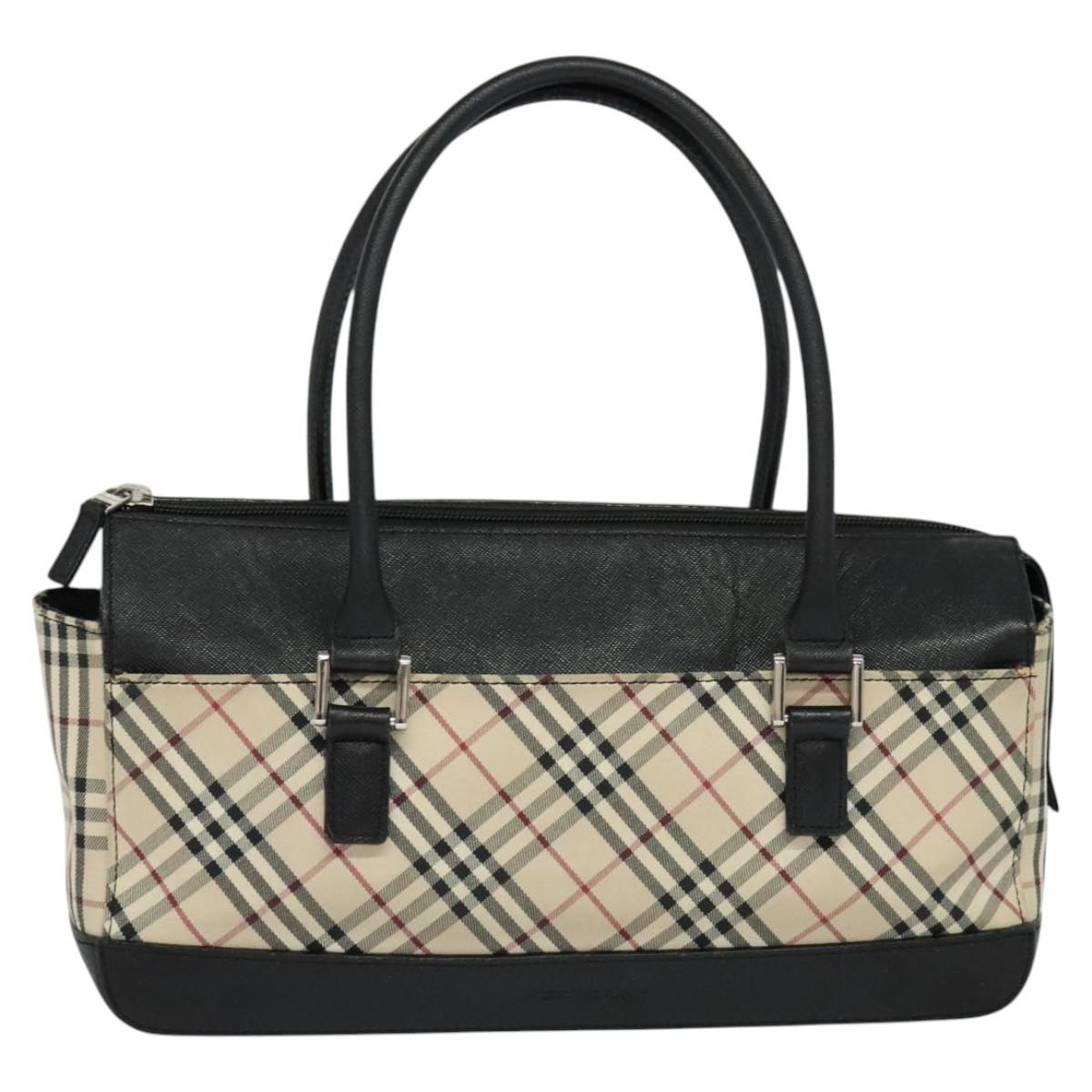 Burberry Nova Check Beige Canvas Handbag ( )