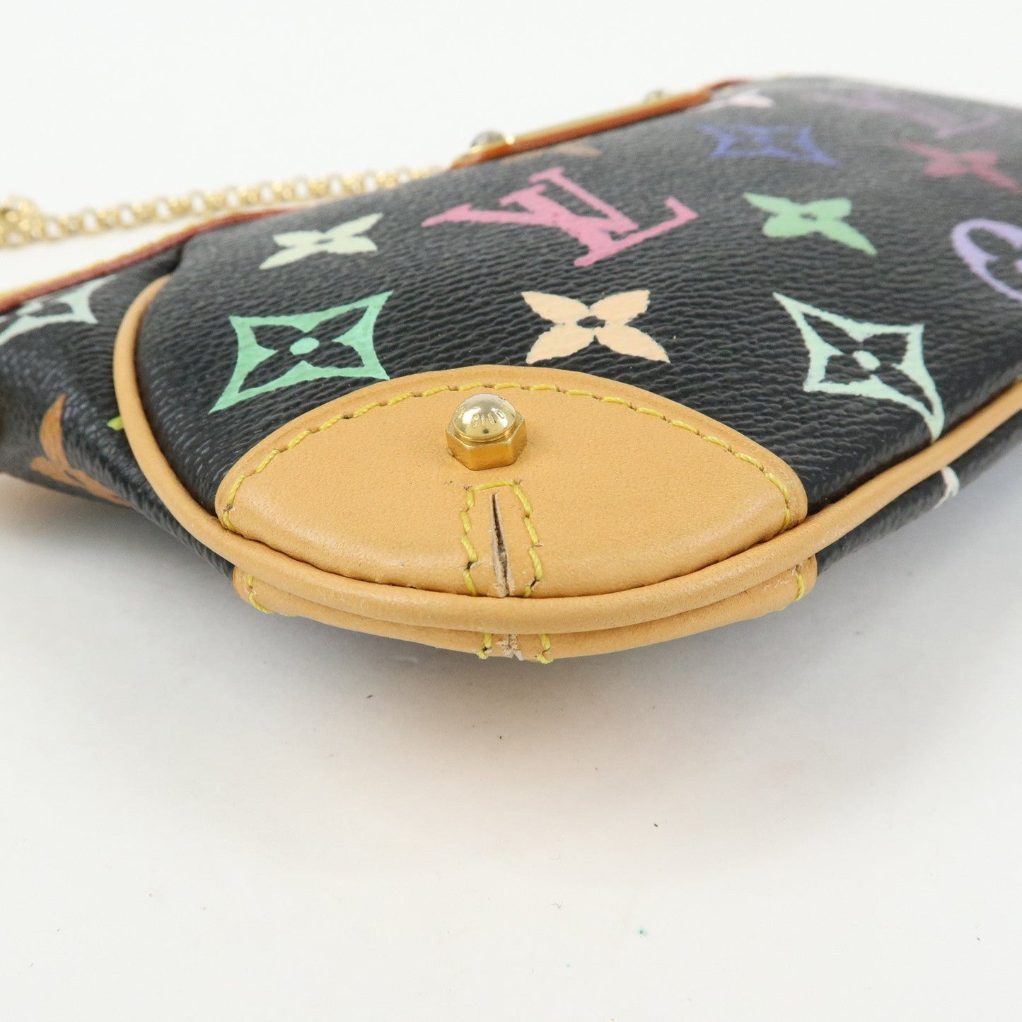 Louis Vuitton Monogram Multi Color Pochette Milla MM Noir M60097