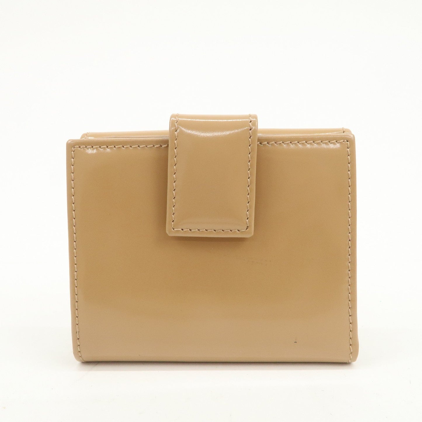 GUCCI GG Sparkling Mini French Flap W Hook Tri-fold Wallet 369688