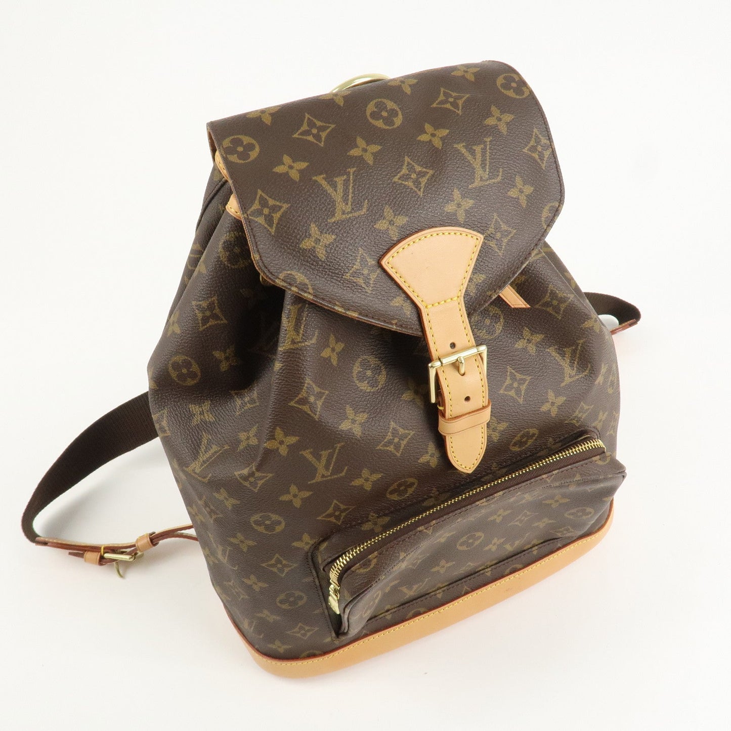 Louis Vuitton Monogram Montsouris GM Backpack Brown M51135