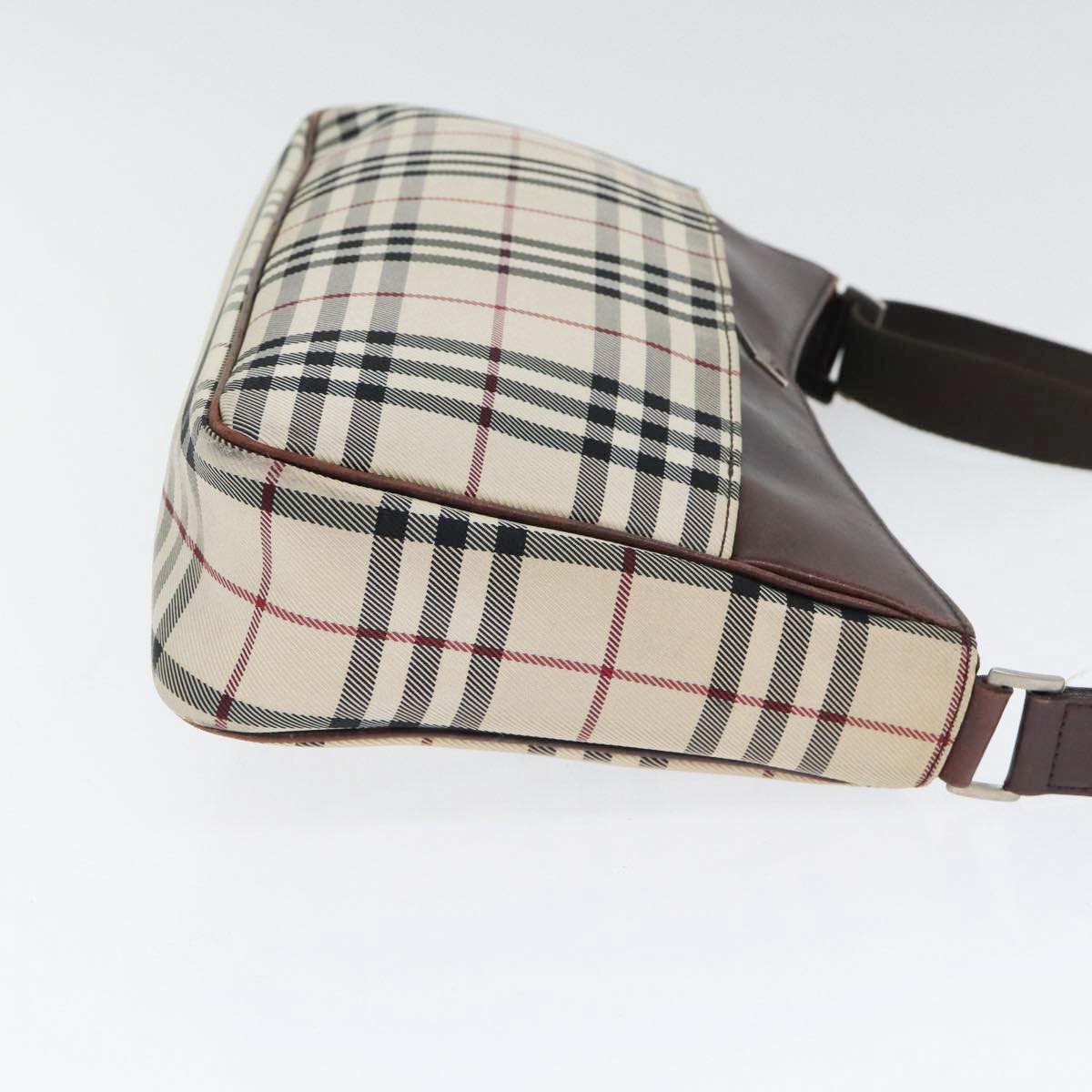 Burberry Nova Check Beige Synthetic Shoulder Bag ( )