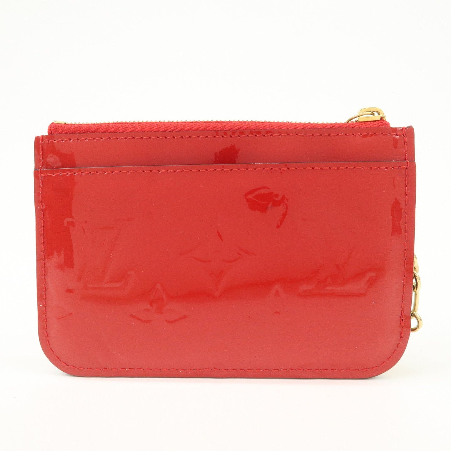 Louis Vuitton Monogram Vernis Pochette Cles NM Cerise M90214