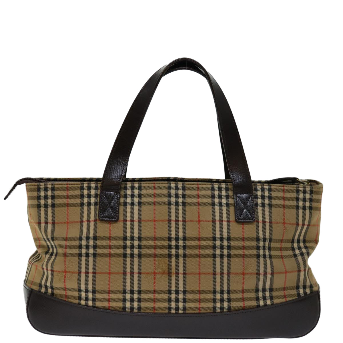 Burberry Nova Check Beige Canvas Handbag ( )