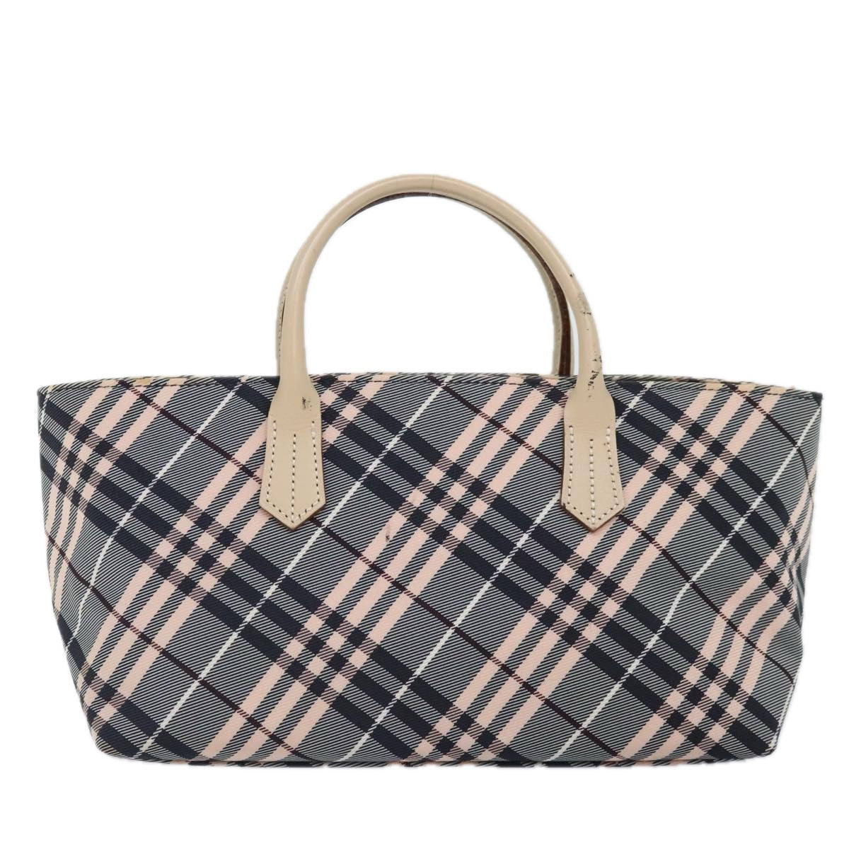 Burberry Nova Check Grey Synthetic Handbag ( )