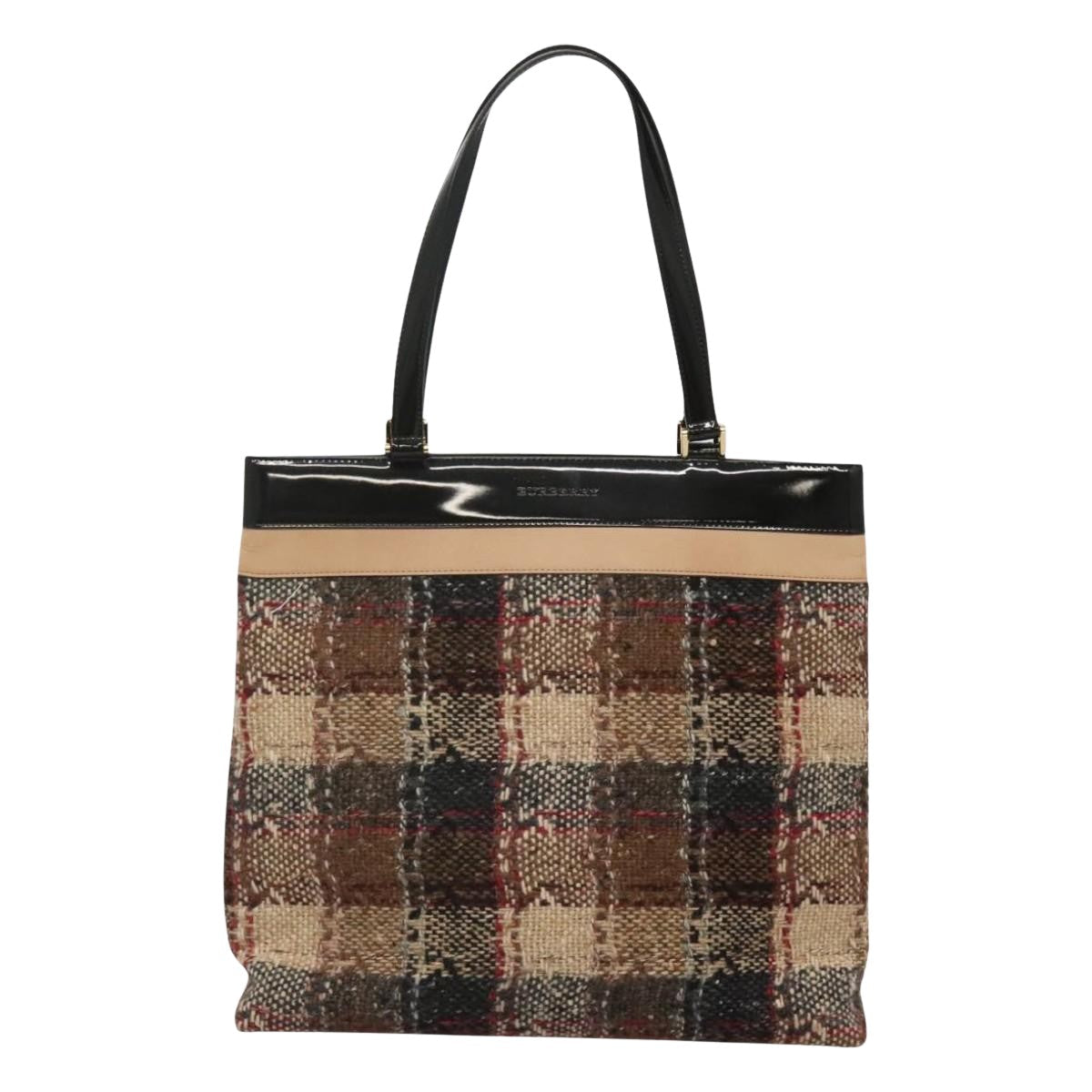 Burberry Beige Wool Tote Bag ( )
