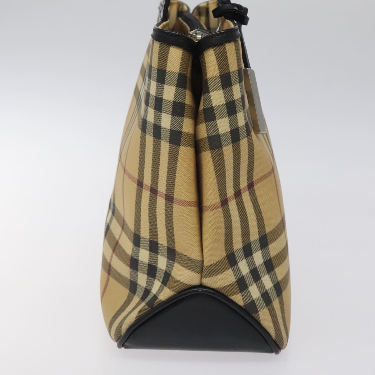 Burberry Nova Check Beige Canvas Handbag ( )