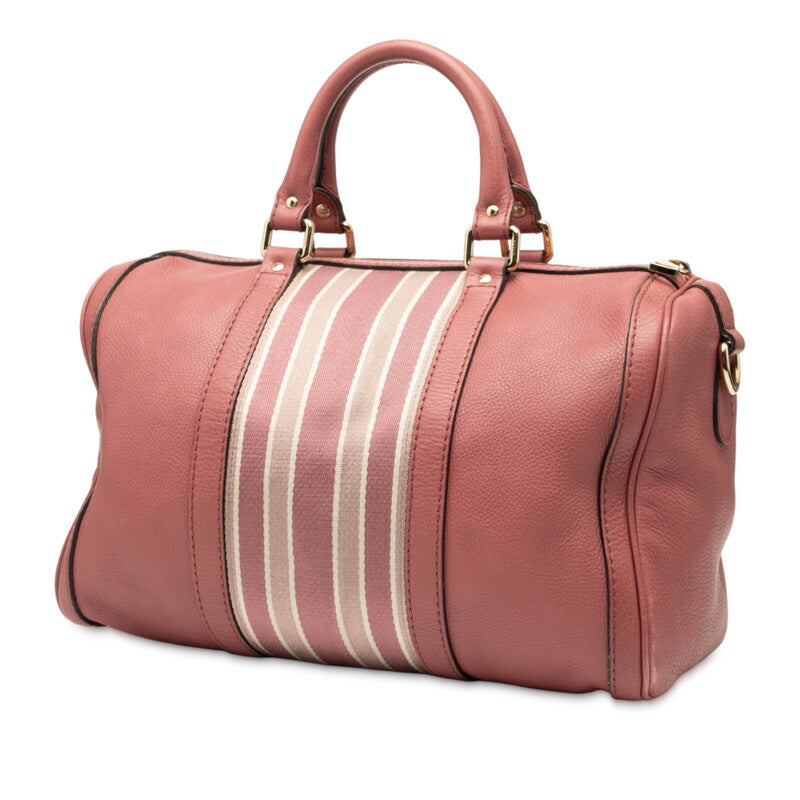 Gucci Sheline Line Canvas Leather 2way Bag
