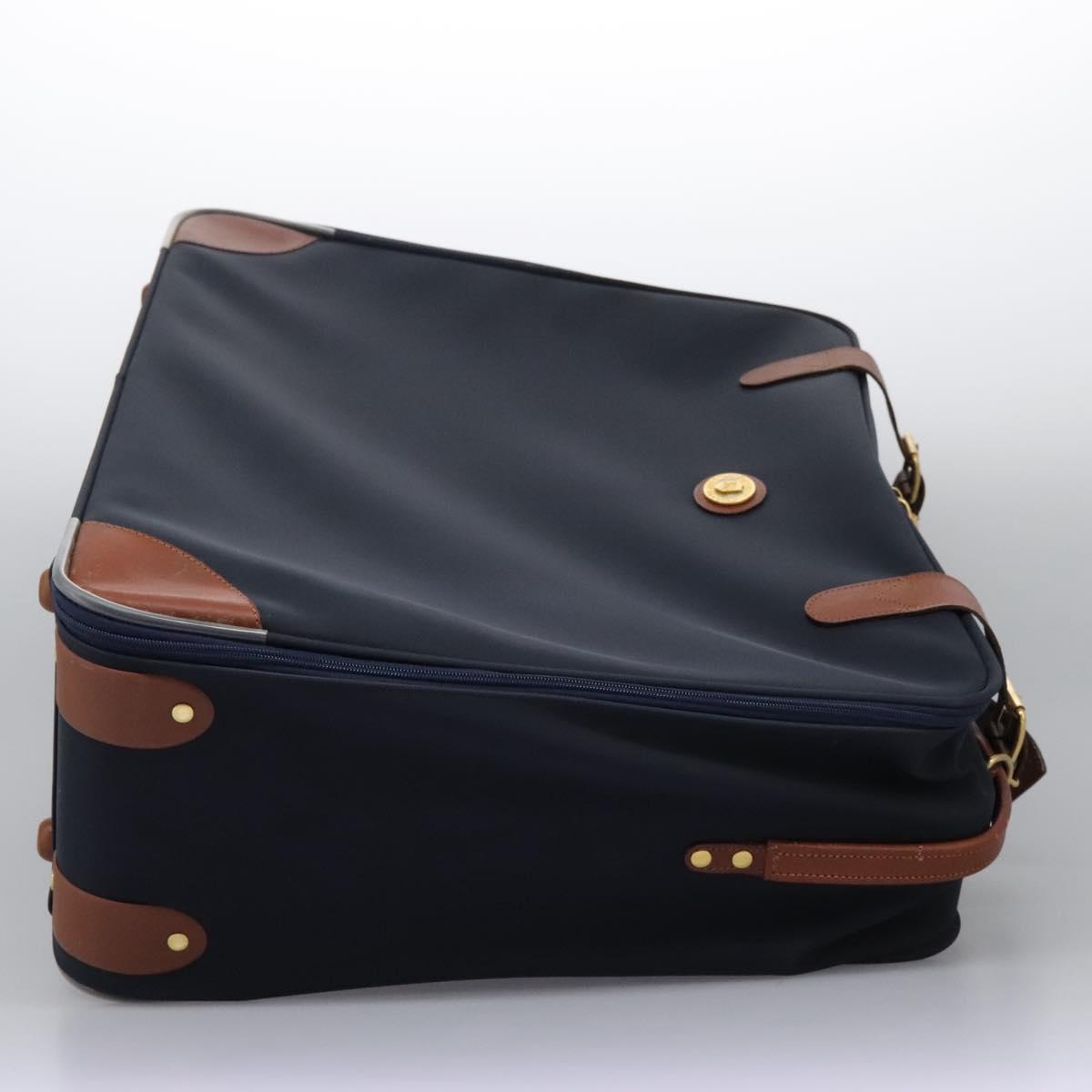 Burberry Navy Canvas Travel Bag ( )