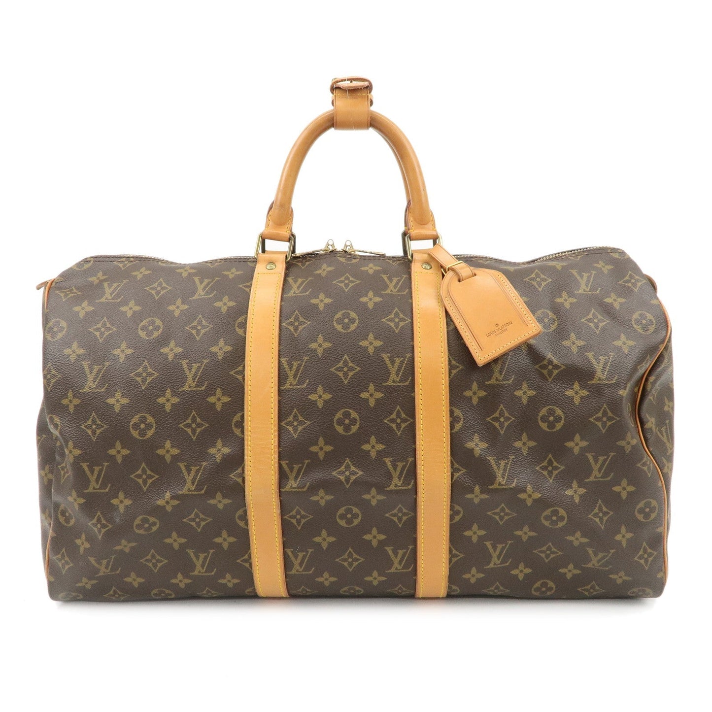 Louis Vuitton Monogram Keep All 50 MALLTIER Boston Bag Brown M41426
