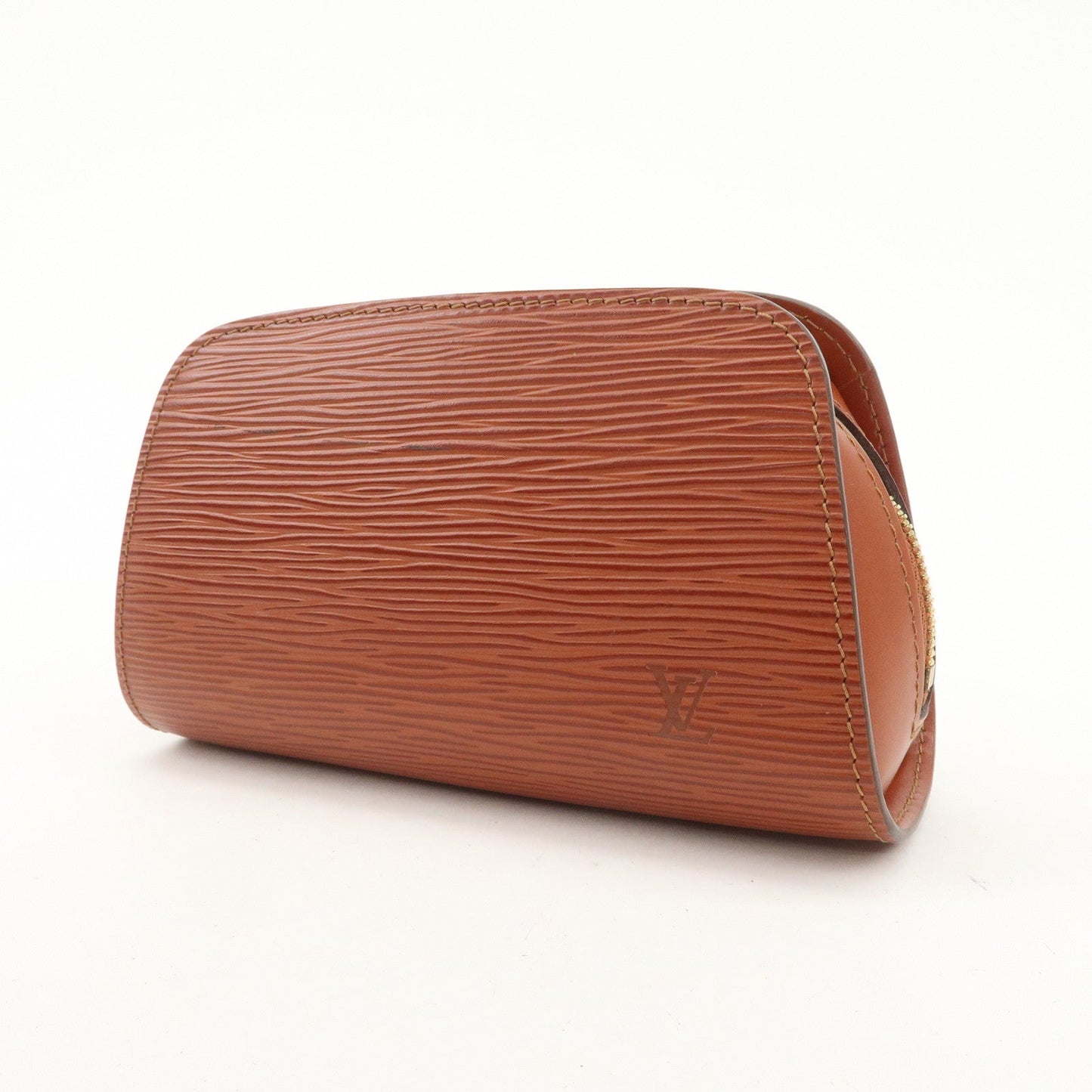 Louis Vuitton Set of 2 Epi Pouch Brown Yellow M52949 M48443