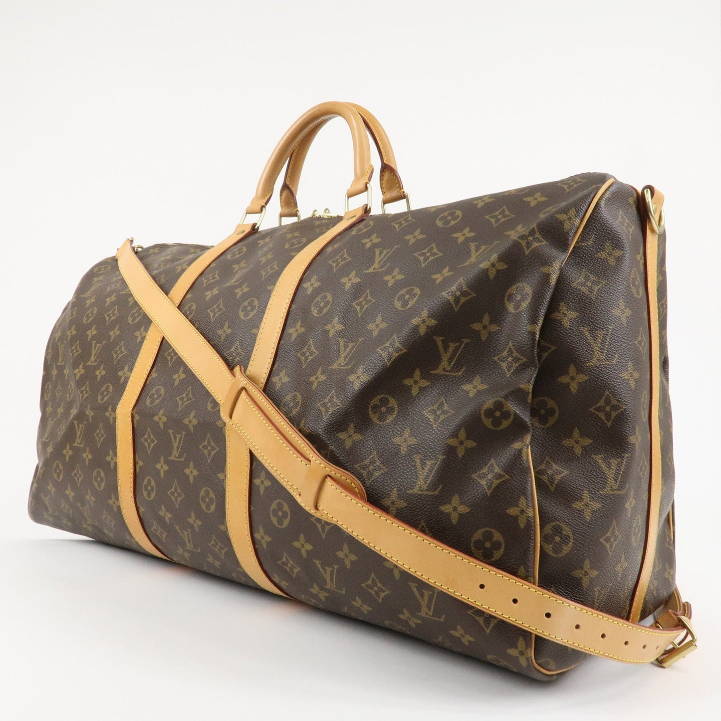 Louis Vuitton Monogram Keep All Bandouliere 60 Boston Bag M41412