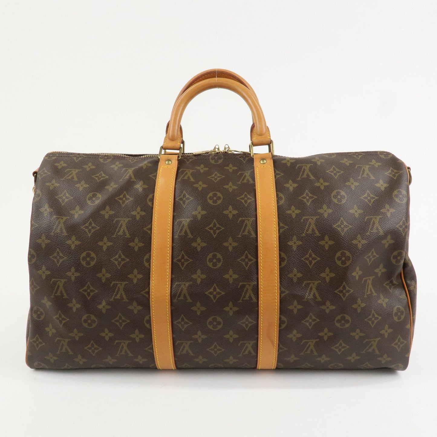 Louis Vuitton Monogram Keep All 50 Bandouliere Boston Bag M41416